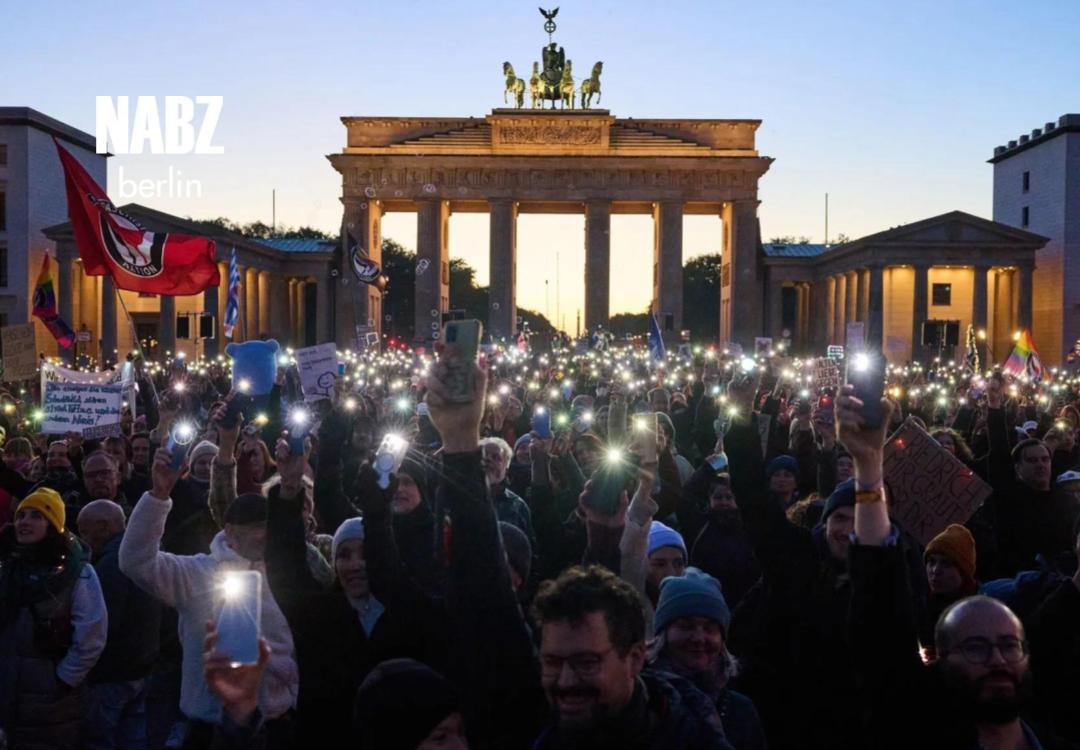 اعتراض در برلین و پوتسدام به سخنان فریدریش مرز